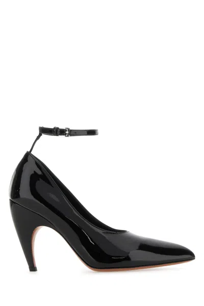 Alaïa Shark 90mm Patent-leather Pumps In Black
