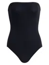 Shop Alaïa Women's Second Leather Knit Bustier Body Top In Black
