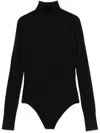 Alaïa Ebene Second Skin Bodysuit In Black