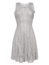 Alaïa Alaia Short Silver Sequin Dress