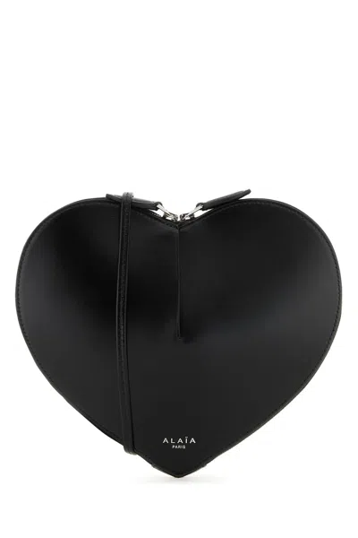 Alaïa Heart-shaped Satchel Bag In Black