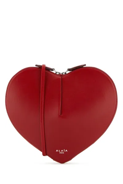 Alaïa Alaia Sleek Mini Shoulder Bag For Women In Black