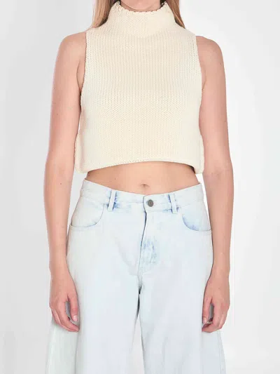 Alaïa Alaia Women Sleeveless Top In White