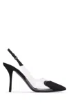Alaïa Alaia 100mm Le Coeur Heart Shaped Slingback Pumps In Black