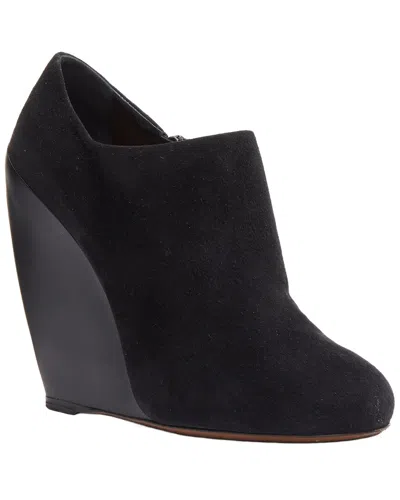 Pre-owned Alaïa Women's Suede Azzedine Wedge Bootie (authentic Pre-loved)