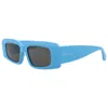 Alaïa 53mm Rectangular Sunglasses In Blue