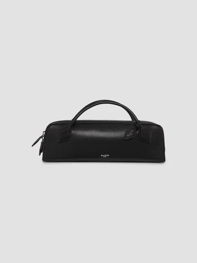 Alaïa Women's Teckel Leather Baguette Clutch In Noir