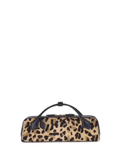 Alaïa Women Teckel Leopard-print Calf Hair Handbag
