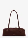 Alaïa Alaia Women Teckel Medium Suede Shoulder Bag