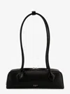 Alaïa Womens Noir Le Teckel Branded-tag Leather Shoulder Bag In Black