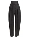 Alaïa Womens High-waist Tailored Woven Trousers Noir Alaia In Black