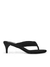 Alaïa Alaia Women Velvet Heel Flip-flops Mule In Animal Print