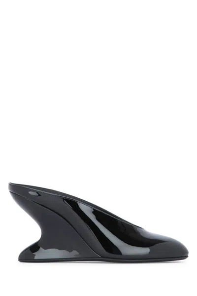 ALAÏA ALAIA WOMEN WEDGE MULES 75