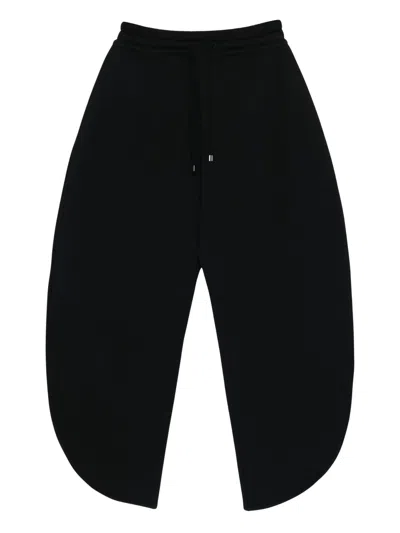 Alaïa Alaia Women's Wide-leg Drawstring Pants In Black