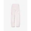 Alaïa Womens Rose Pale Balloon Wide-leg Silk Trousers In Pink