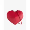 Alaïa Womens Laque Le Coeur Heart-shaped Leather Cross-body Bag In Red