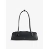 Alaïa Womens Brun/or Le Teckel Medium Suede Shoulder Bag