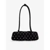 Alaïa Womens Noir Le Teckel Small Leather Shoulder Bag In Noir