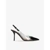 Alaïa Alaia Slingbacks In Patent Calfskin In Black