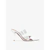 Alaïa Le Cåur Pvc; Leather Mules In White