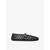 Alaïa Alaia Women Strass Ballet Flats In Black
