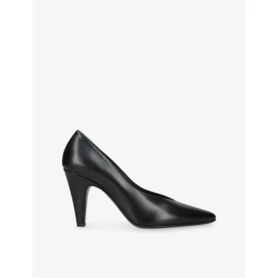 Alaïa Womens Alaia Pointed-toe 90 Leather Pumps In Black
