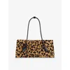Alaïa Haircalf Le Teckel Flap Shoulder Bag In Brun Sepia