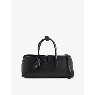 Alaïa Womens Delta Small Leather Top-handle Bag Noir