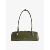 Alaïa Womens Olive Le Teckel Medium Leather Shoulder Bag