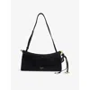 Alaïa Le Click Medium Shoulder Bag In Glossy Leather In Noir