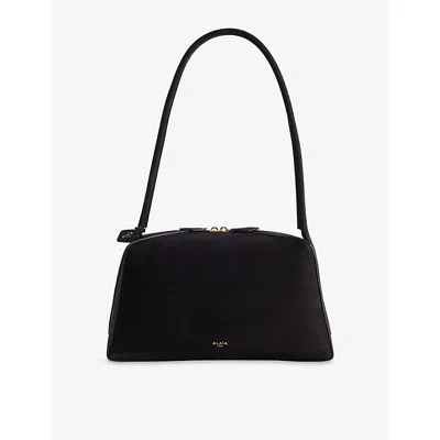 Alaïa Womens Noir Le Bouledogue Leather Shoulder Bag In Black
