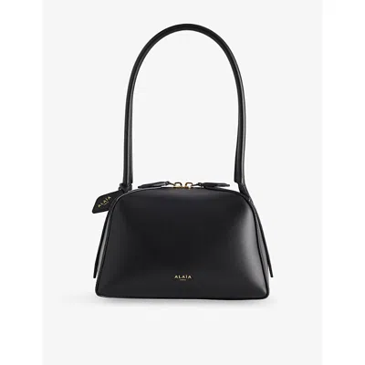 Alaïa Womens Noir Le Bouledogue Small Leather Shoulder Bag In Black