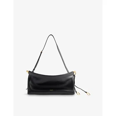 Alaïa Womens Noir Le Click East West Medium Leather Shoulder Bag