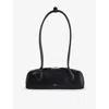Alaïa Womens Noir Le Teckel Branded-tag Leather Shoulder Bag In Noir