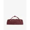 Alaïa Alaìa Burgundy Le Teckel Clutch Bag