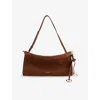 Alaïa Womens Terre D Ombre East West Magnetic-frame Leather Shoulder Bag In Terre D Ombre