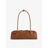 Alaïa Womens Alaia Le Teckel Medium Leather Shoulder Bag In Terre D Ombre
