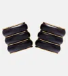 Alaïa Wood Clip-on Earrings