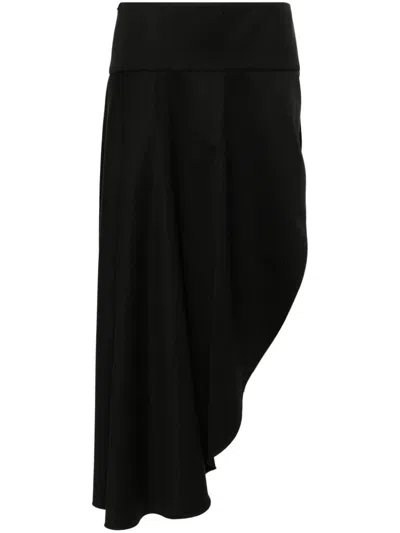 Alaïa Alaia Wool Asymmetric Skirt