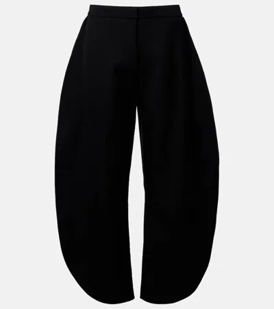 Alaïa Alaia Women Petal Cotton Trousers In Black