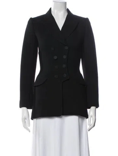Pre-owned Alaïa Wool Blazer In Black