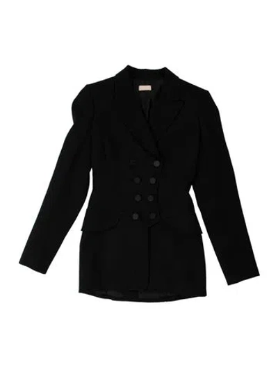 Pre-owned Alaïa Wool Blazer In Black
