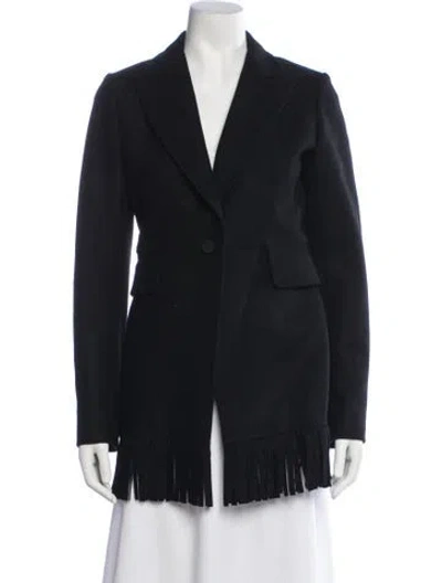 Pre-owned Alaïa Wool Blazer In Black