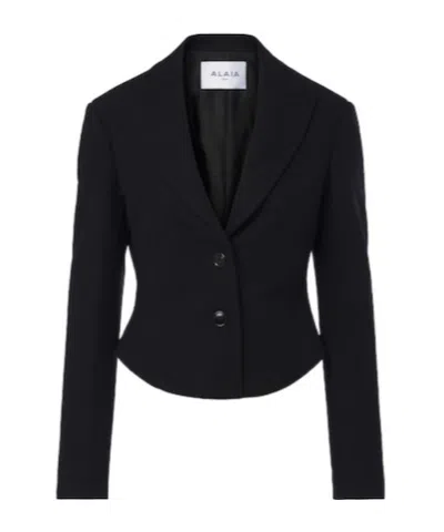 Alaïa Wool Blazer In Black