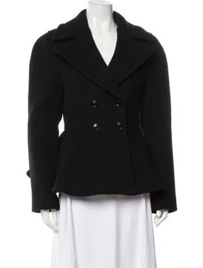 Pre-owned Alaïa Wool Blazer W/ Tags In Black