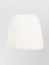 Alaïa White Casse Wool Fringes Skirt In White