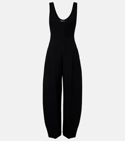 Alaïa Wool-blend Jumpsuit In Black