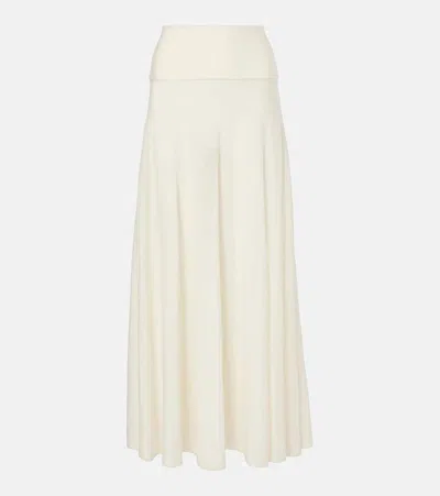 Alaïa Band Skirt In White