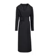 Alaïa Wool-blend Tailored Coat In Black
