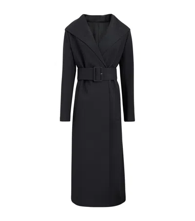 Alaïa Wool-blend Tailored Coat In Black